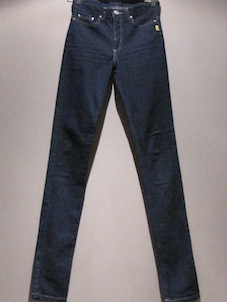 Bettina Liano Dark Denim High Cut Jeans - Size 26